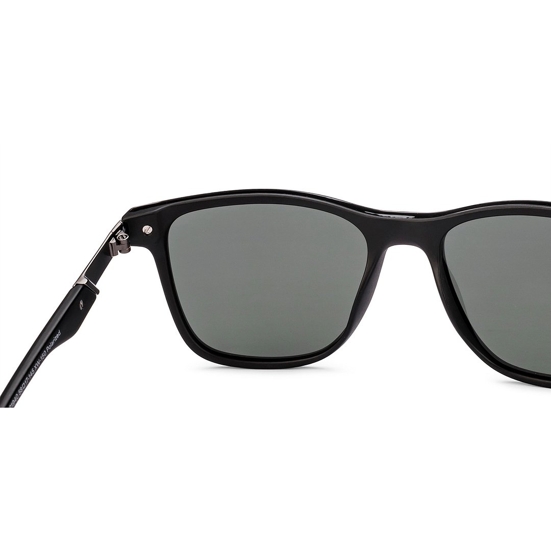 Vincent Chase Polarized Black Full Rim Square right side