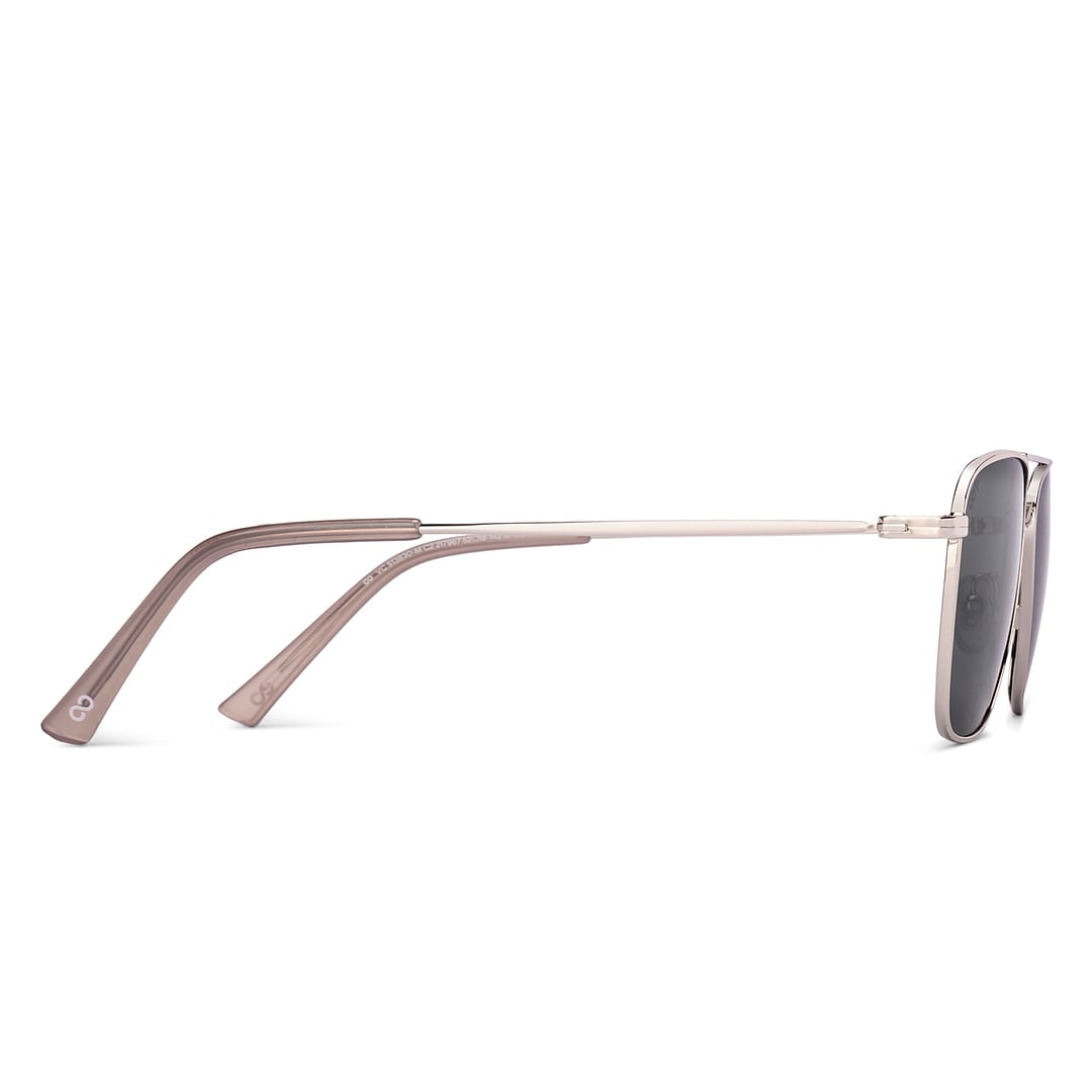 Vincent Chase Silver Full Rim Rectangle left side