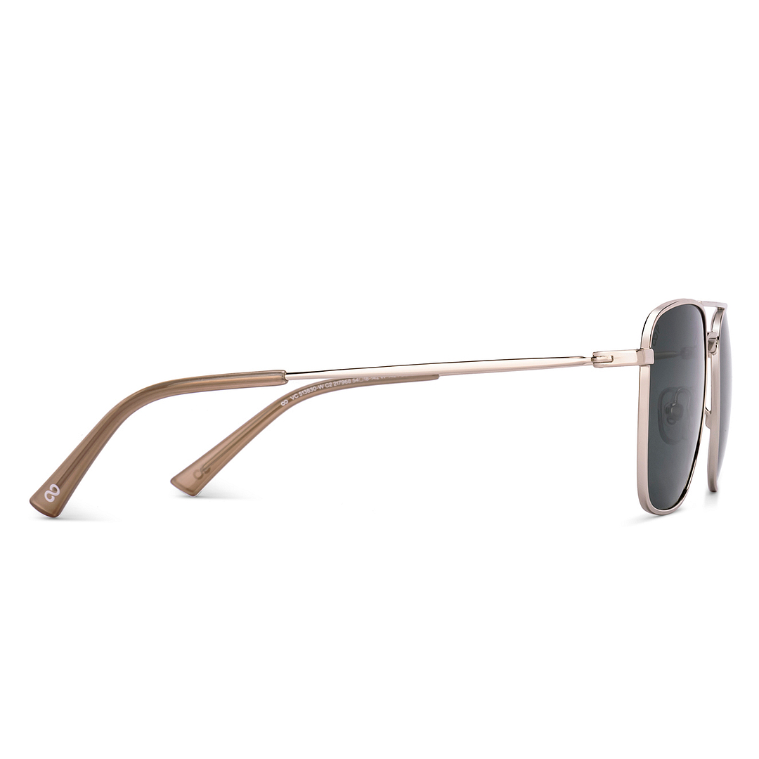 Vincent Chase Silver Full Rim Rectangle left side