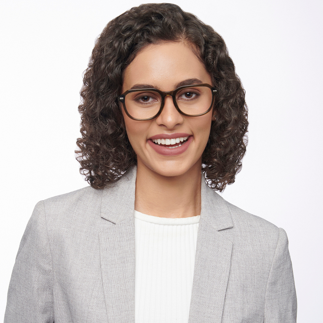 Vincent Chase Online Green Transparent Full Rim Geometric right side