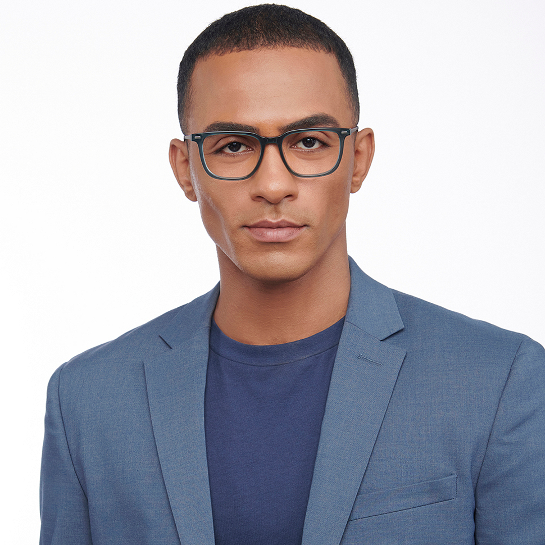 Vincent Chase Online Green Transparent Full Rim Square right side