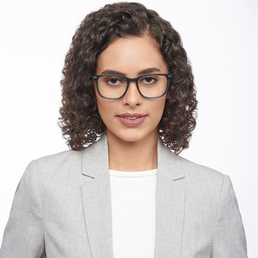 Vincent Chase Online Green Transparent Full Rim Square right side