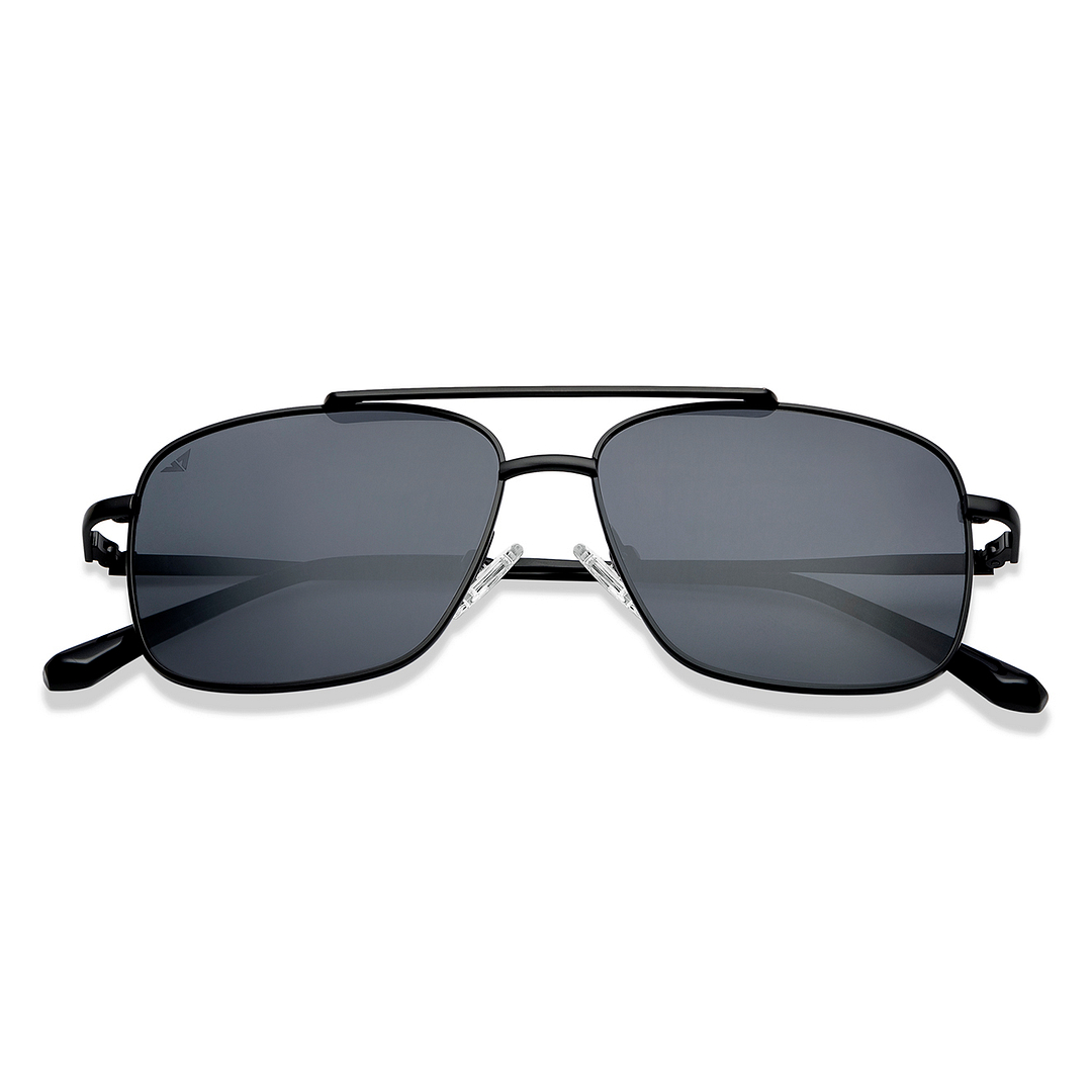 Vincent Chase Polarized Black Full Rim Square left side