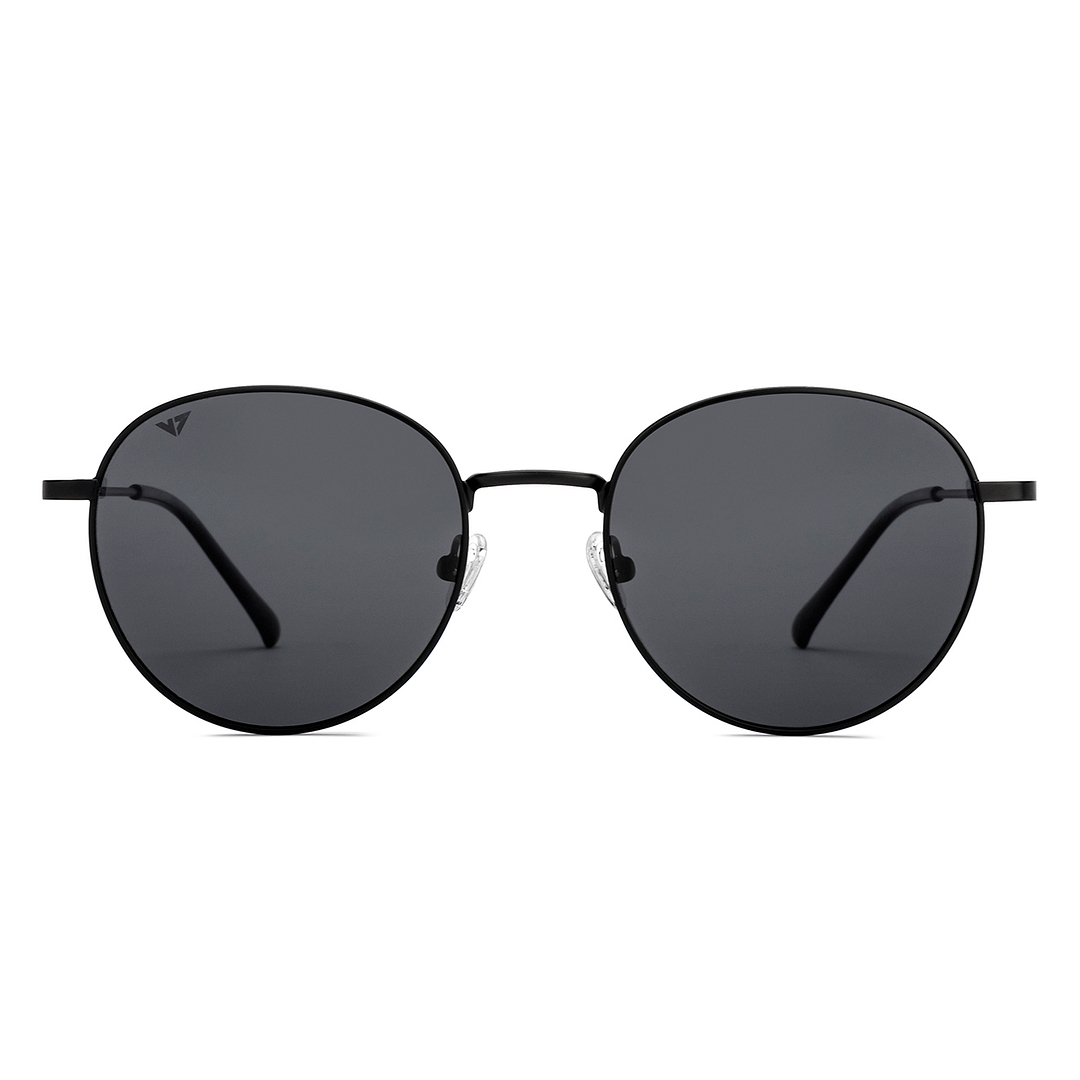Vincent Chase Polarized Black Full Rim Round right side