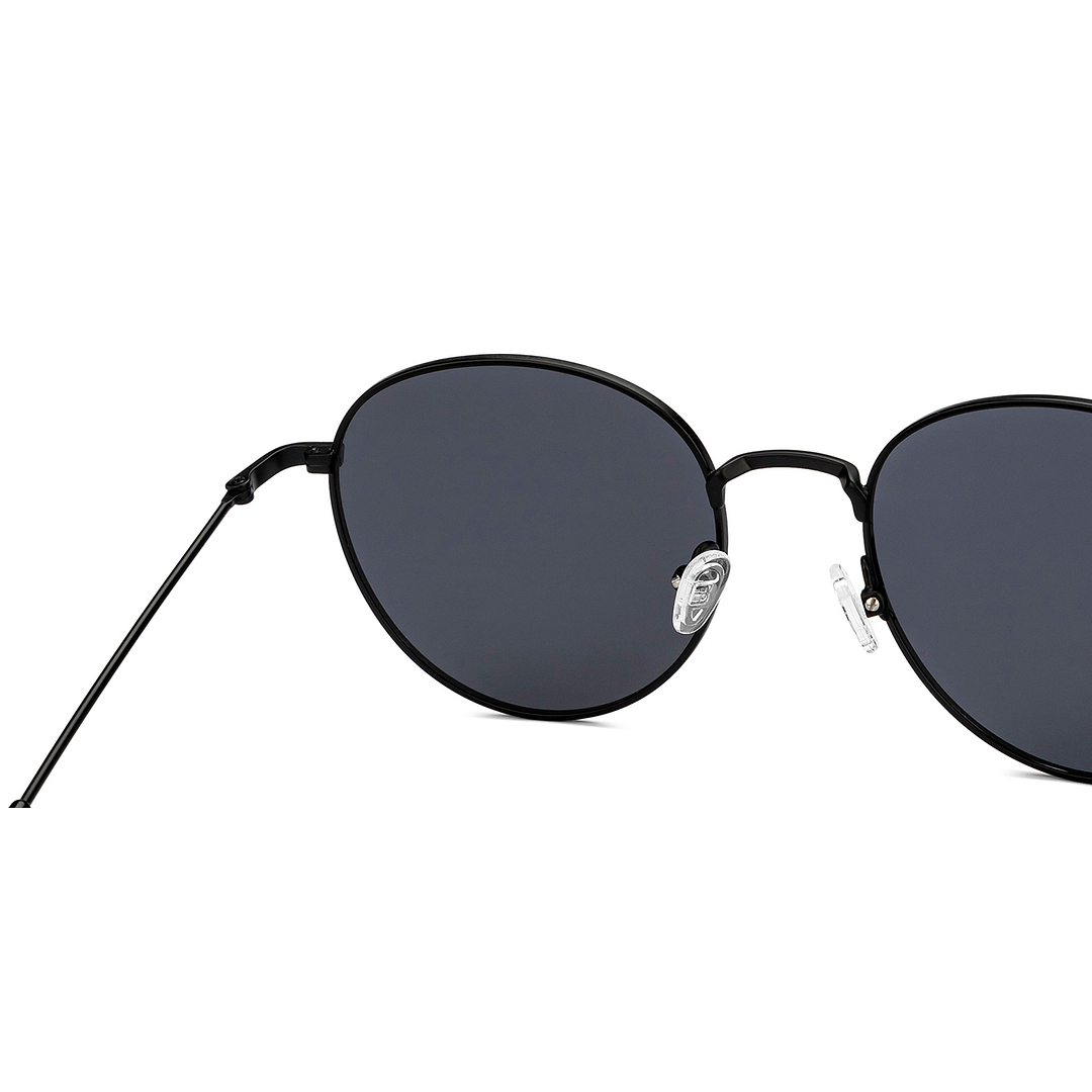 Vincent Chase Polarized Black Full Rim Round right side