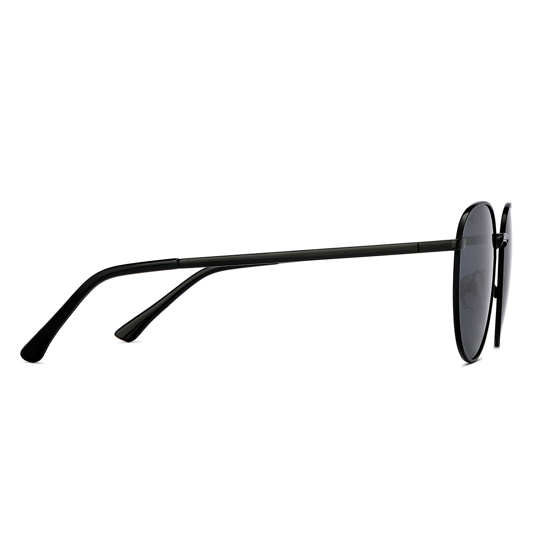 Vincent Chase Polarized Black Full Rim Round right side