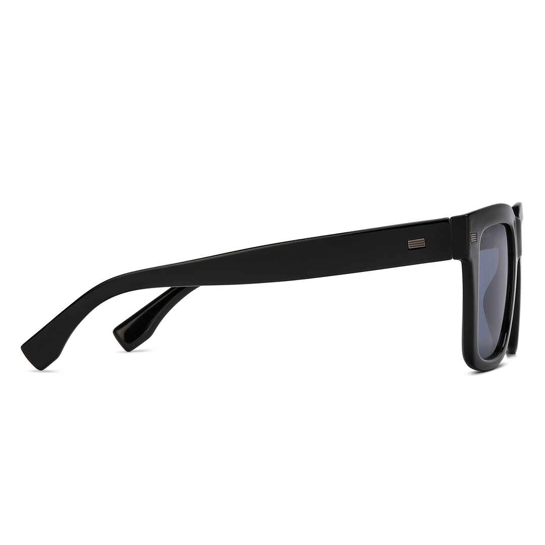 Vincent Chase Polarized Black Full Rim Square left side