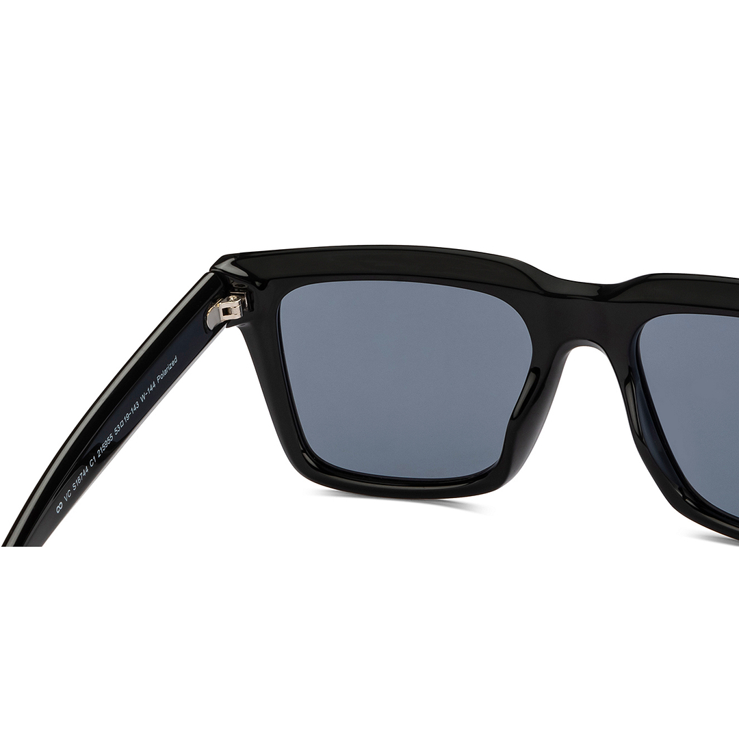 Vincent Chase Polarized Black Full Rim Square right side