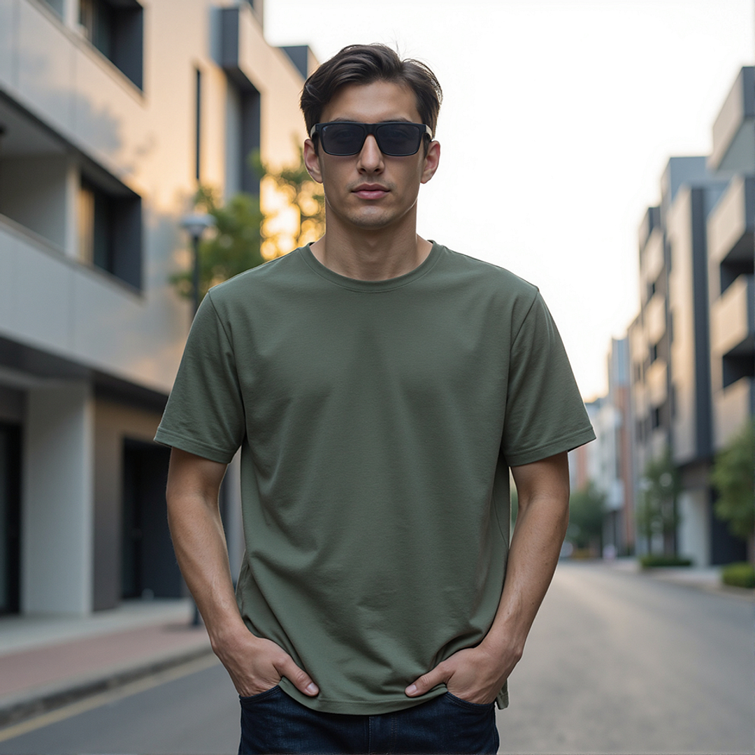 Vincent Chase Polarized Black Full Rim Rectangle left side