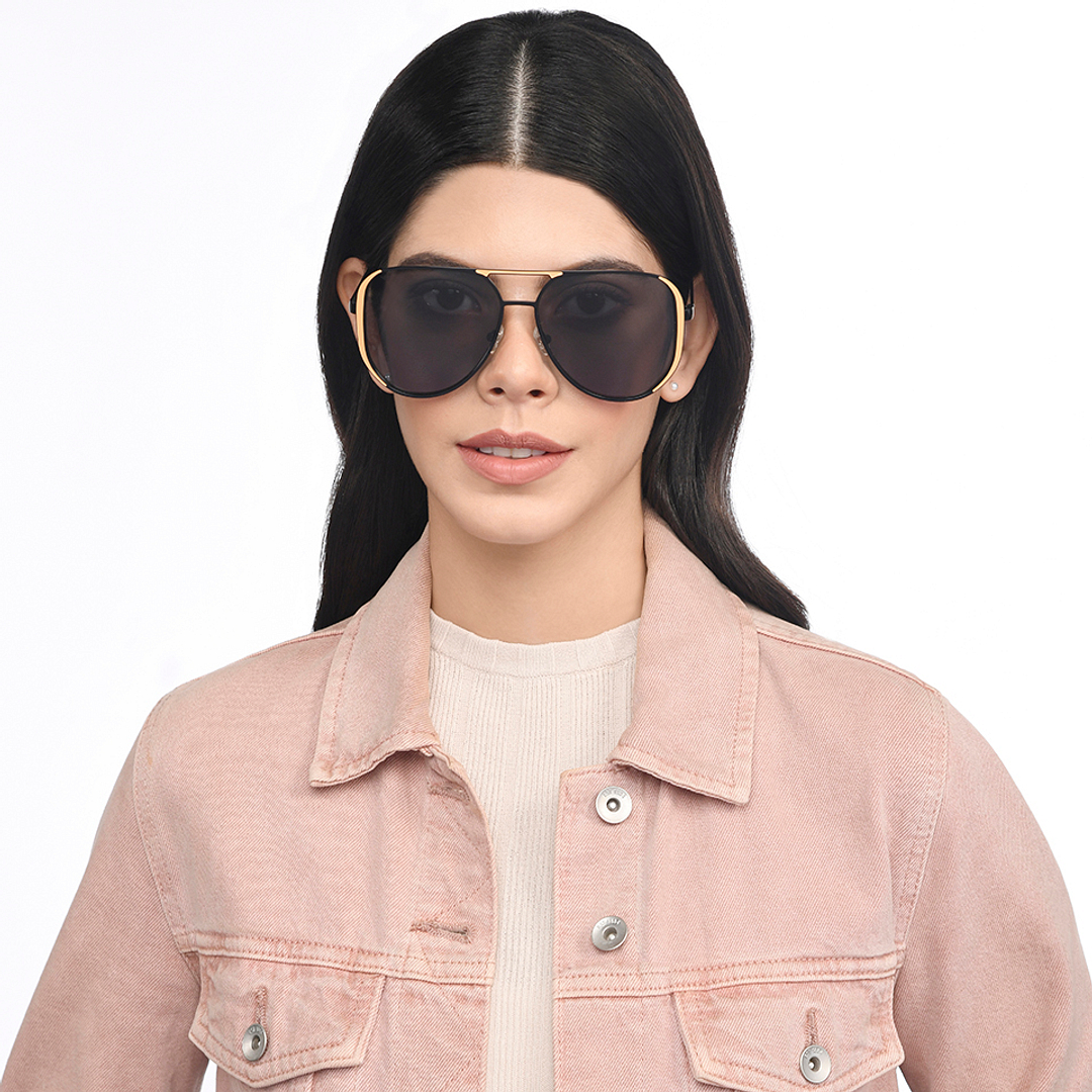 Vincent Chase Online Yellow Full Rim Aviator right side