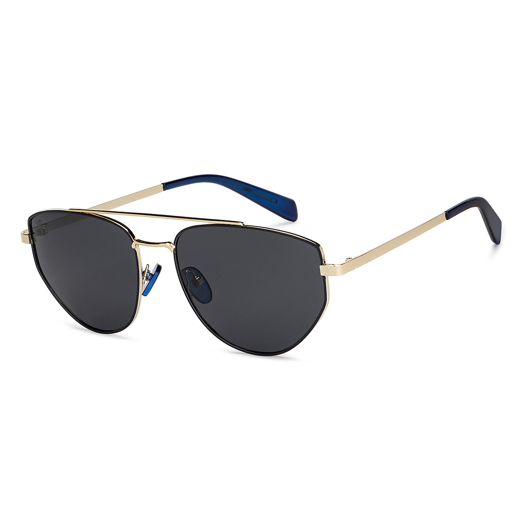 Vincent Chase Online Blue Full Rim Aviator left side