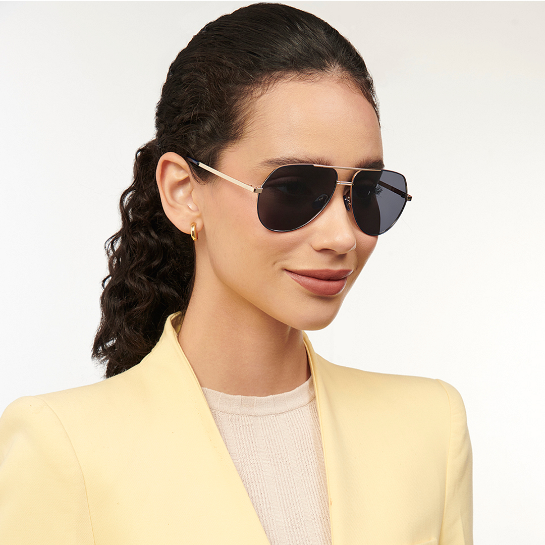 Vincent Chase Online Blue Full Rim Aviator right side