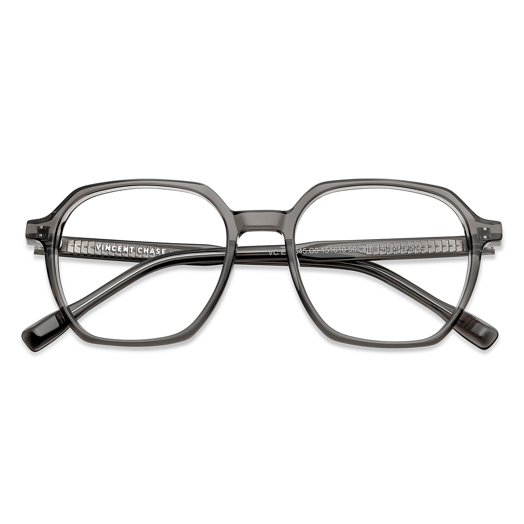 Vincent Chase Online Light Gray Full Rim Geometric left side