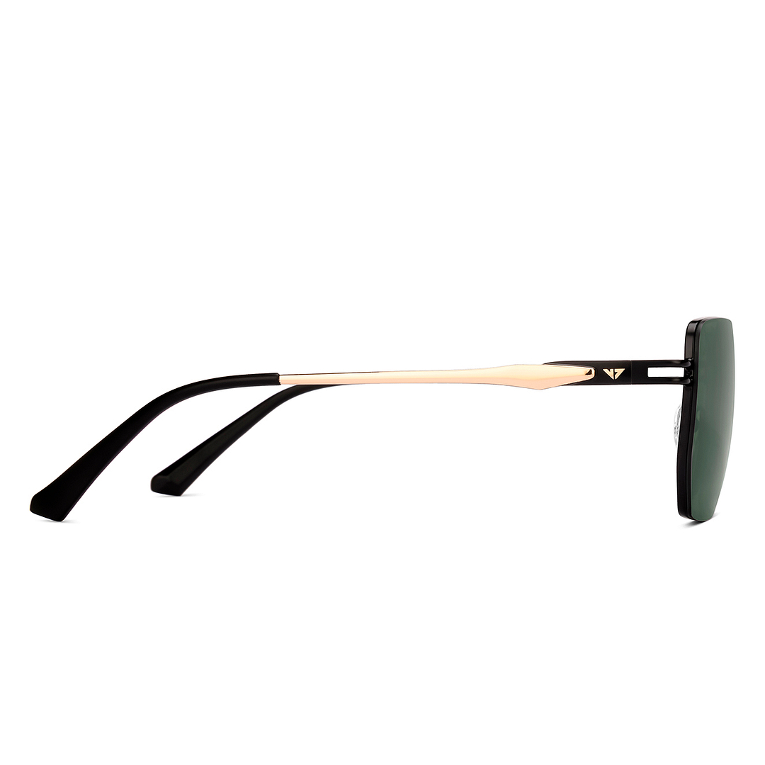 Vincent Chase Online Black Rimless Rectangle left side