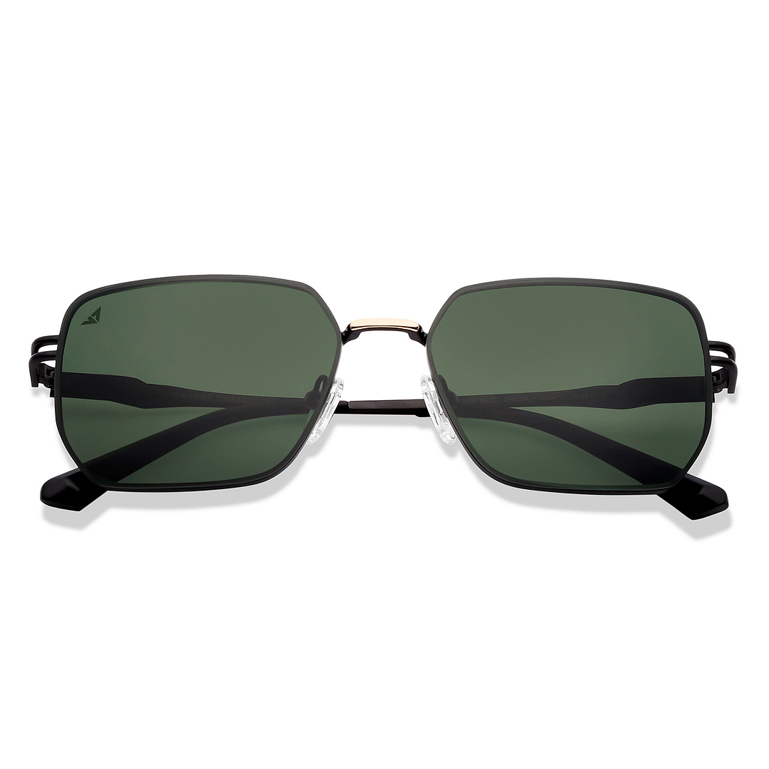 Vincent Chase Online Black Rimless Rectangle left side