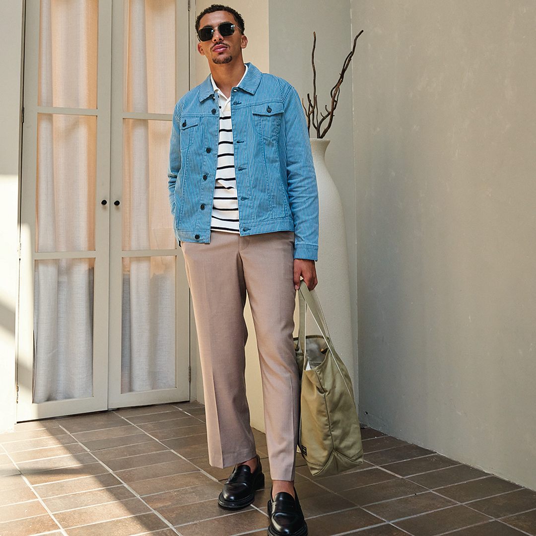 Vincent Chase Online Black Rimless Rectangle left side