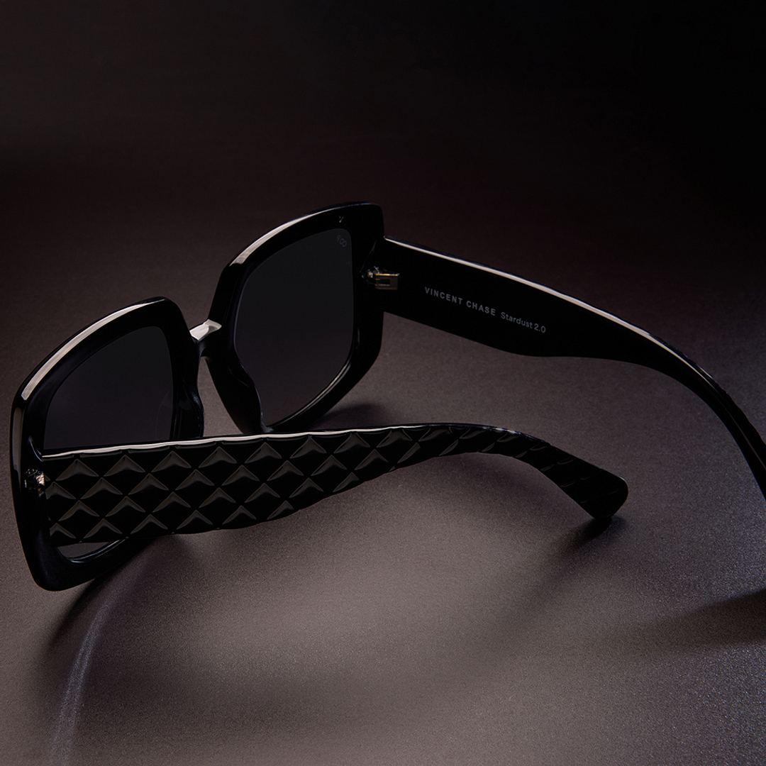 Vincent Chase Online Black Full Rim Square right side