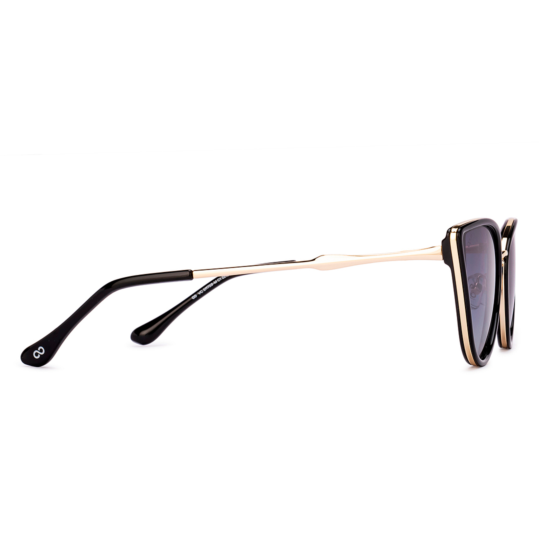 Vincent Chase Polarized Black Full Rim Cat Eye left side