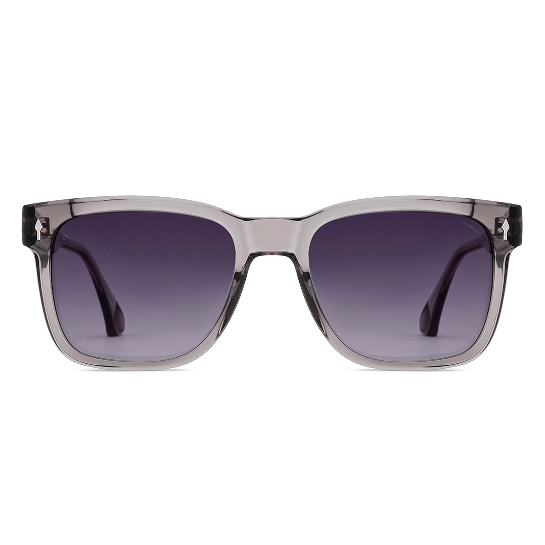 Grey Gradient Crystal Grey Full Rim Rectangle Vincent Chase