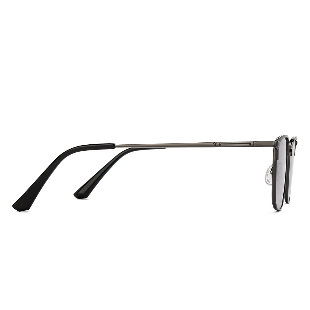 Vincent Chase Gunmetal Full Rim Clubmaster left side