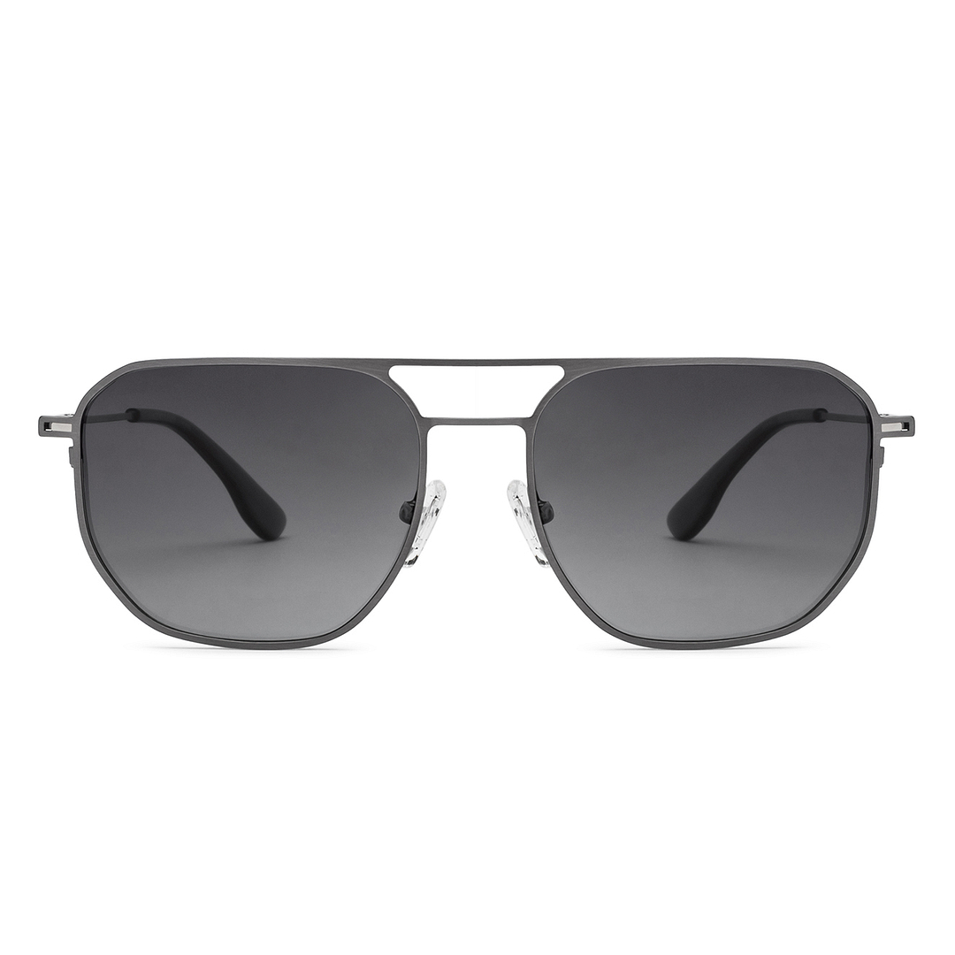 50枚限定 everyone AZS by Vincent Black Full Rim Square Vincent Chase VC SLEEK STEEL VC E000726