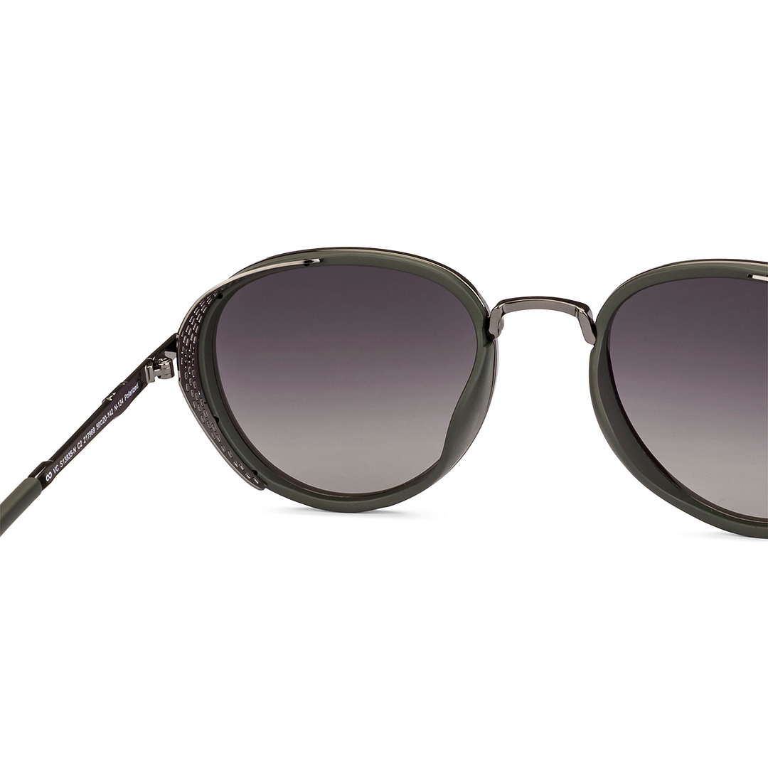 Vincent Chase Polarized Gunmetal Full Rim Aviator right side
