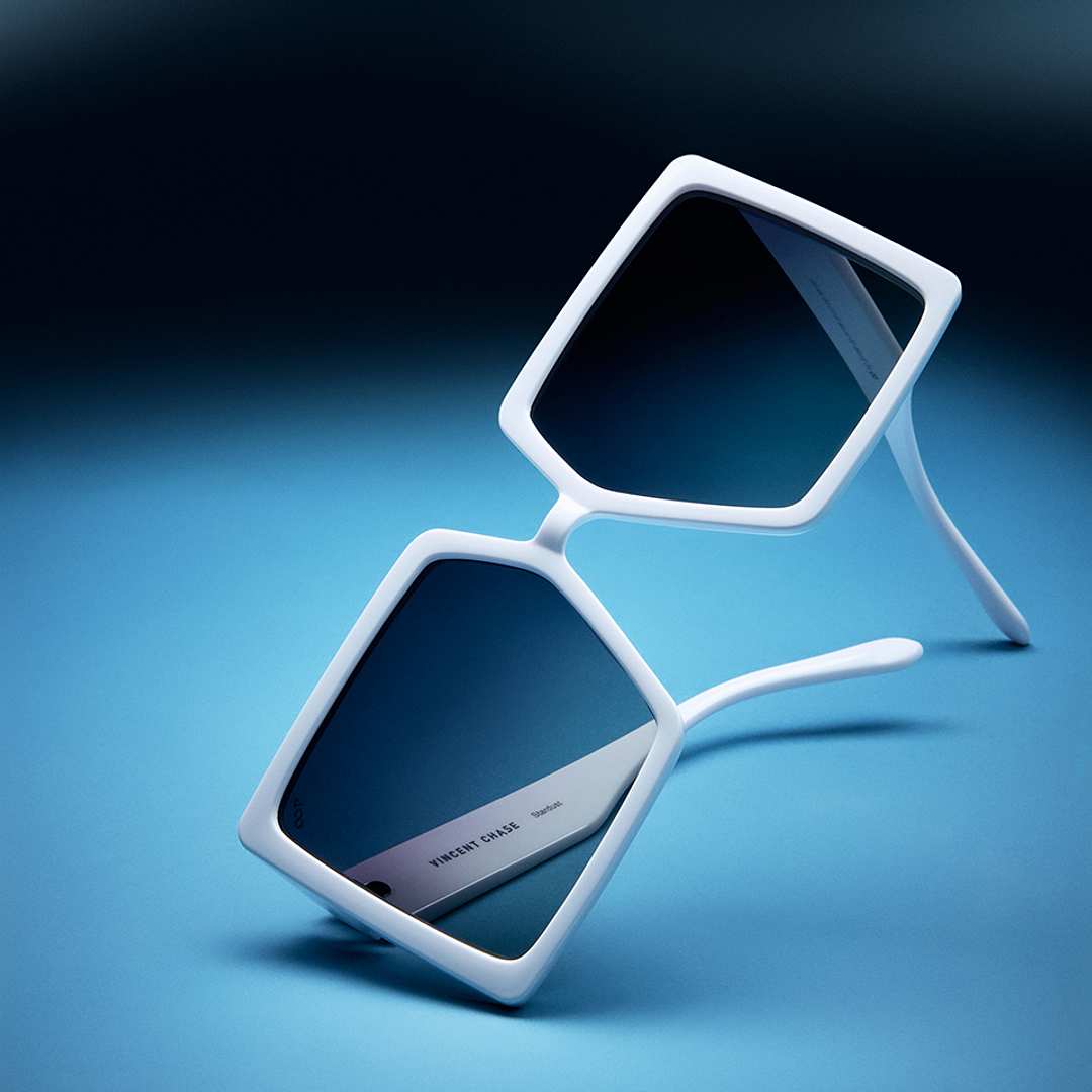 Vincent Chase Online White Full Rim Square left side