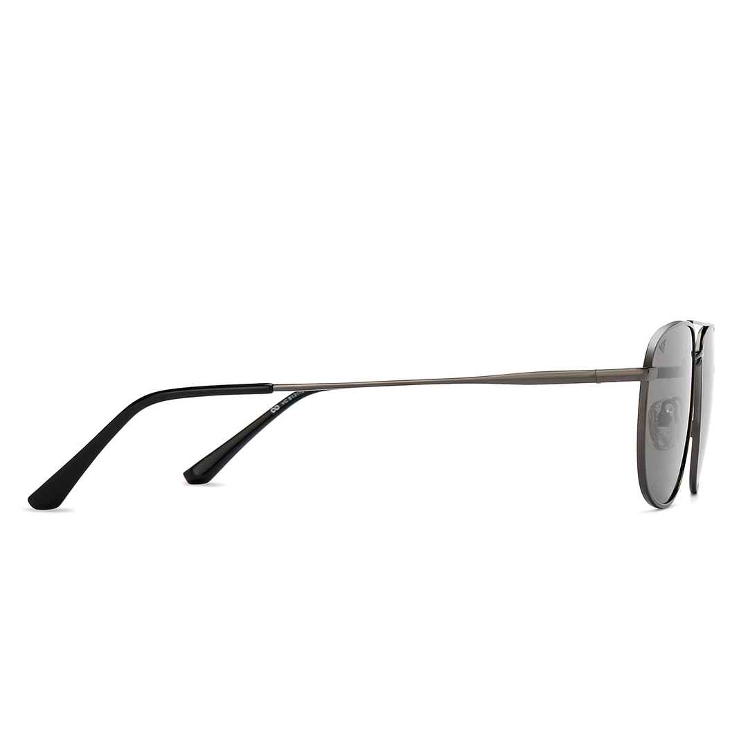 Vincent Chase Online Gunmetal Full Rim Rectangle left side