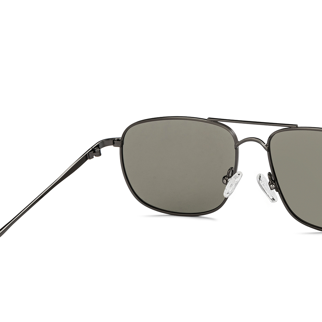 Vincent Chase Online Gunmetal Full Rim Rectangle right side
