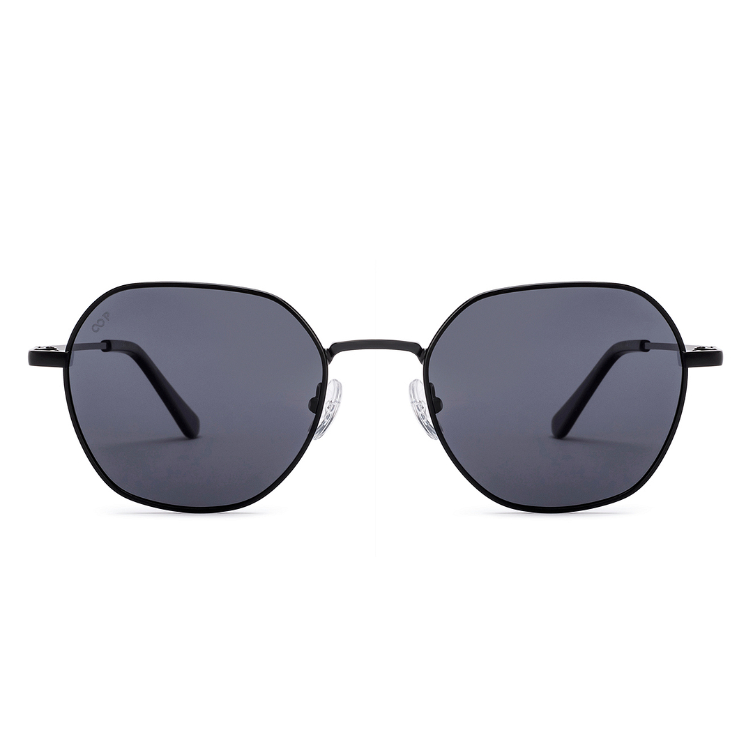 Vincent Chase Polarized Black Full Rim Geometric left side