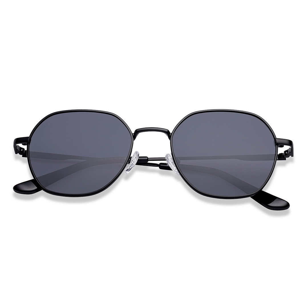 Vincent Chase Polarized Black Full Rim Geometric right side