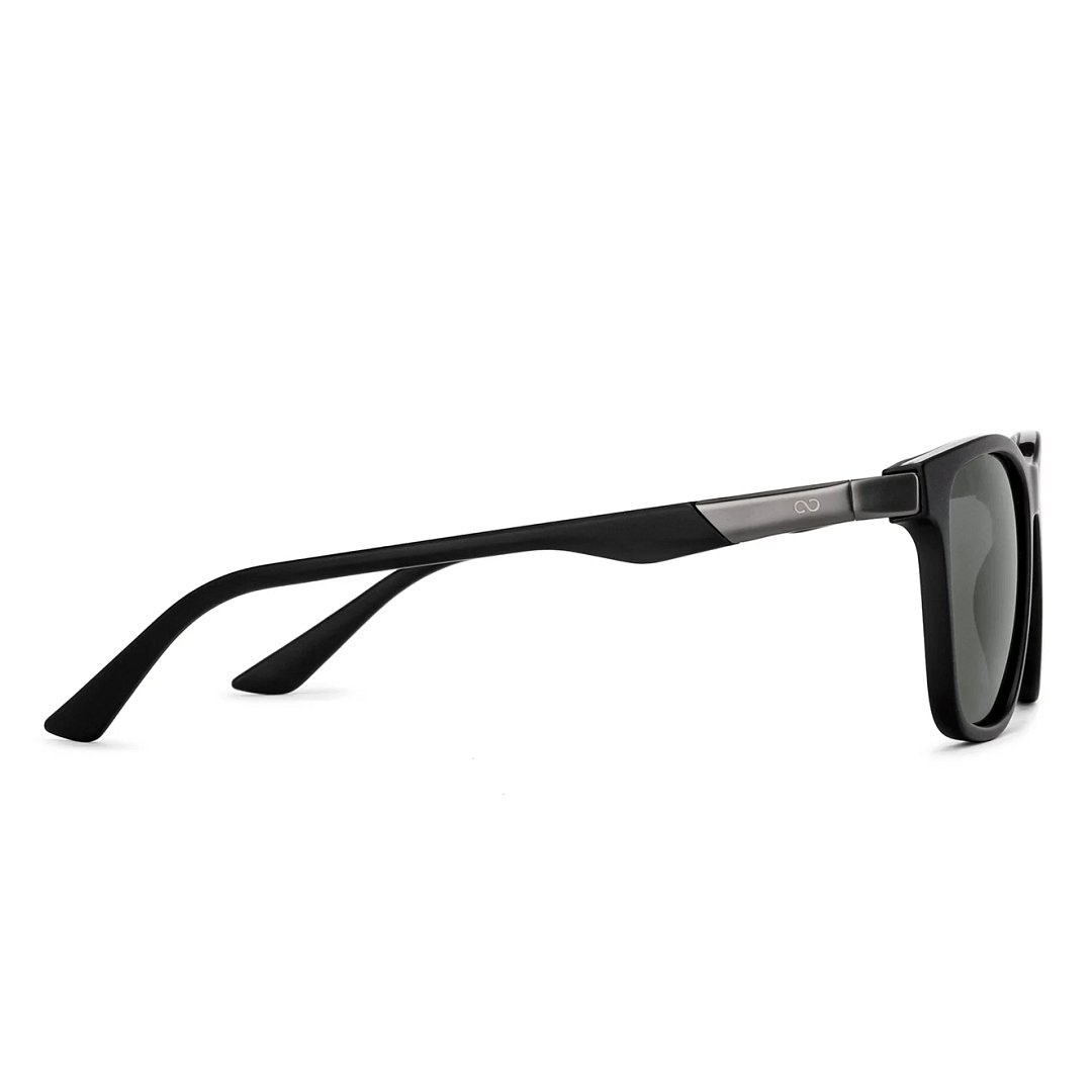 Vincent Chase Polarized Black Full Rim Square left side