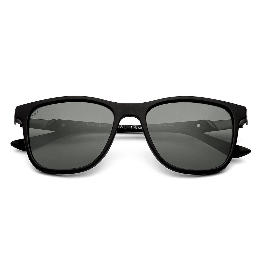 Vincent Chase Polarized Black Full Rim Square right side