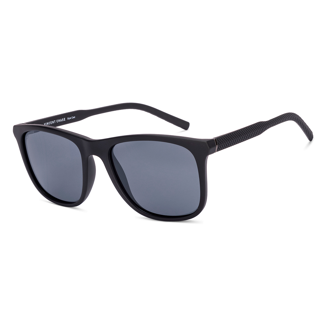 Vincent Chase Polarized Black Full Rim Square right side