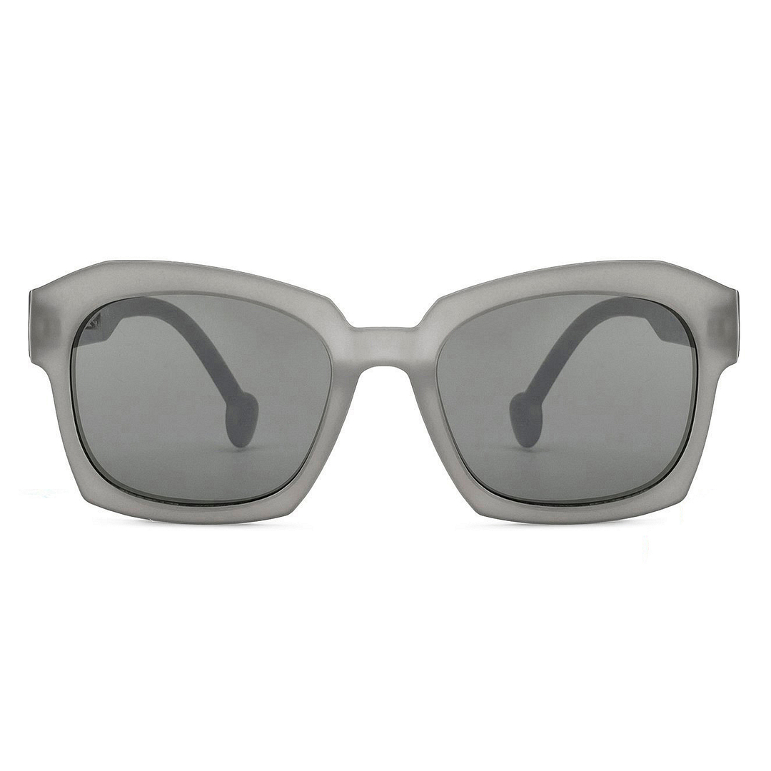 Hooper Light Grey Full Rim Square left side