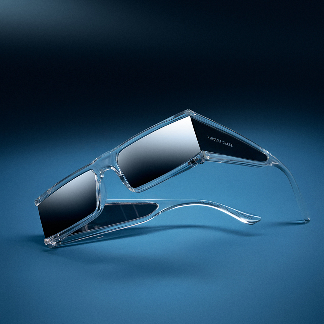 Vincent Chase Online Crystal Half Rim Square left side