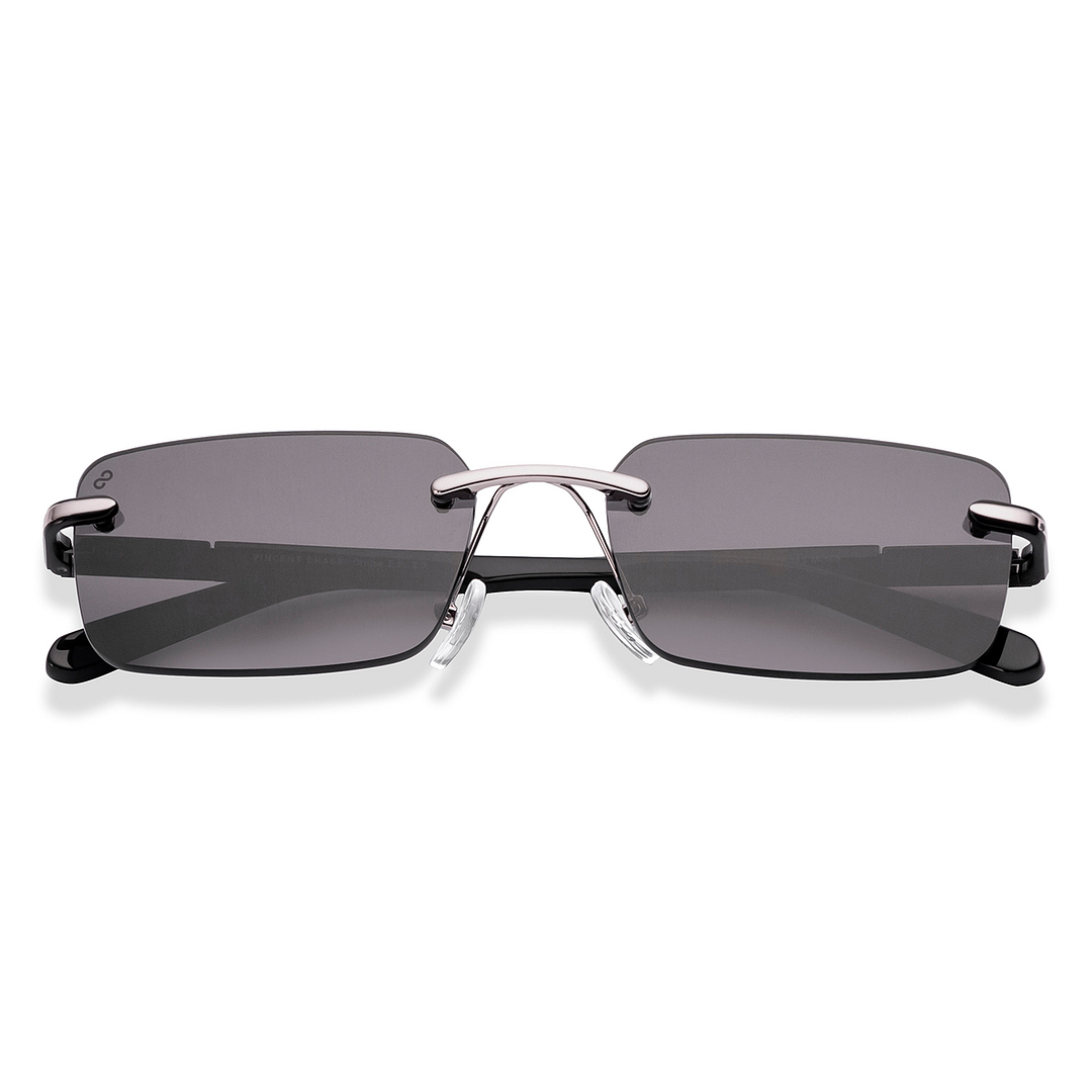 فينسنت تشيس فضي بدون حافة المستطيل left side