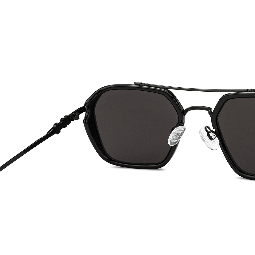 Vincent Chase Black Full Rim Geometric right side