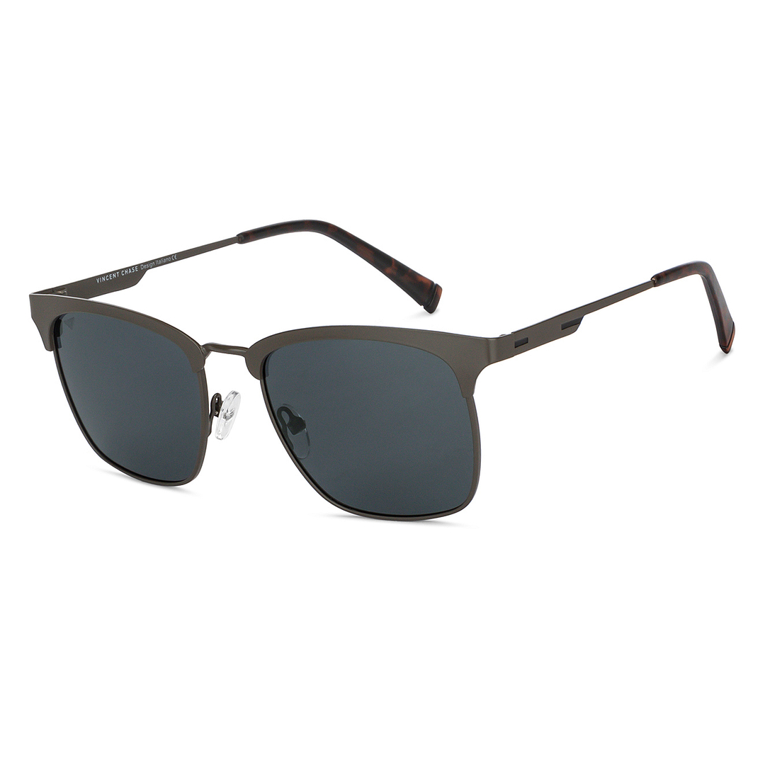 Vincent Chase Online Grey Full Rim Clubmaster right side