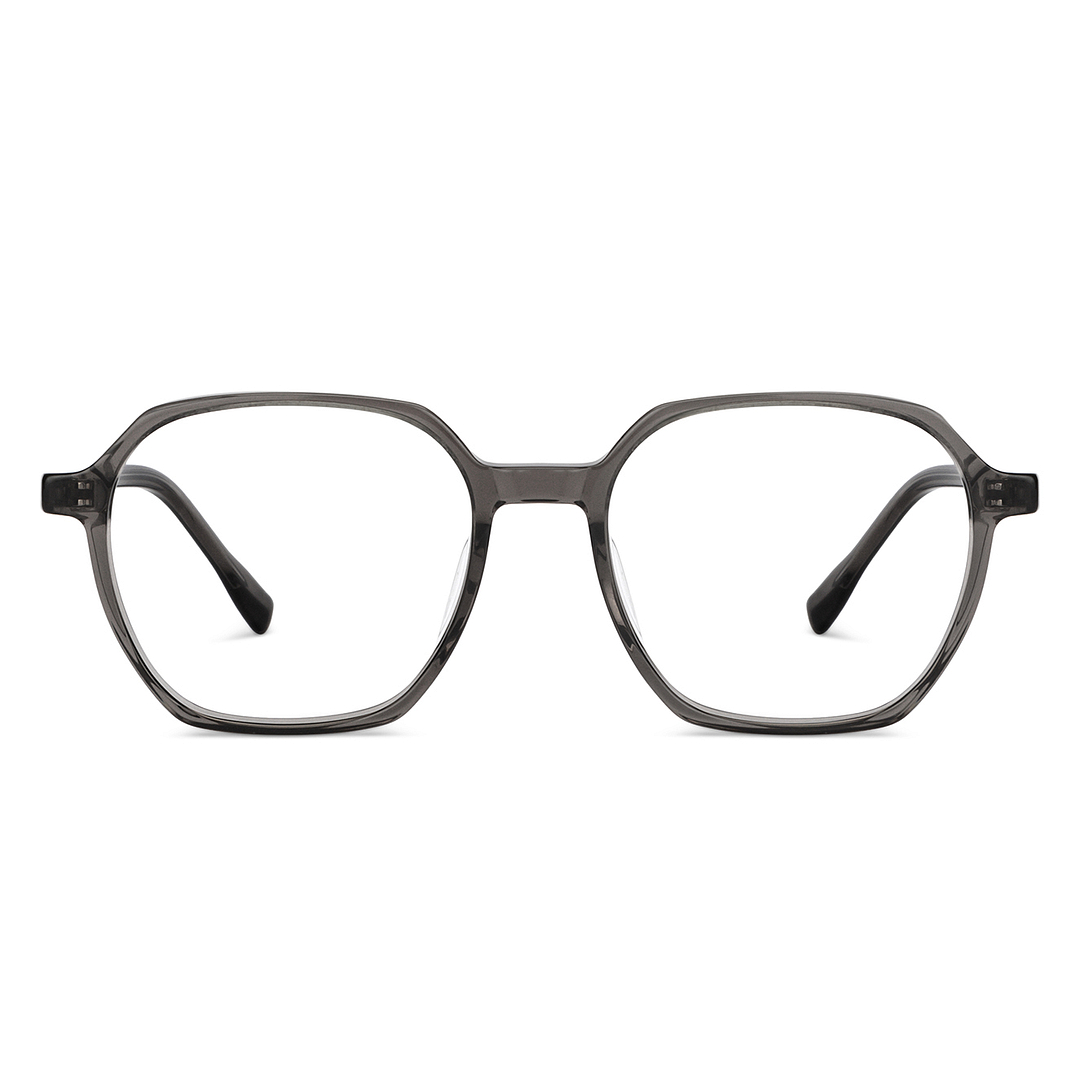Vincent Chase Online Gray Transparent Full Rim Geometric left side