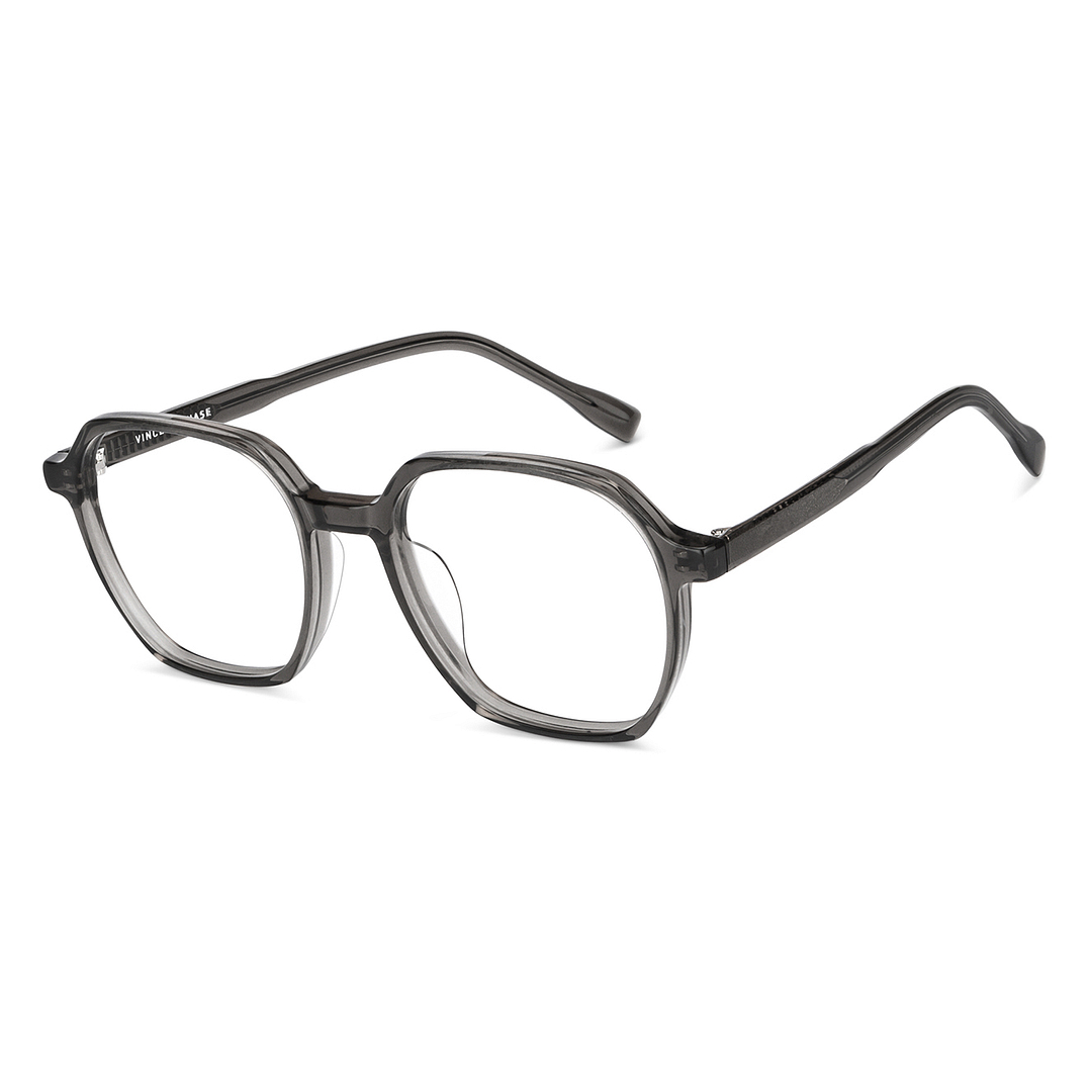 Vincent Chase Online Gray Transparent Full Rim Geometric right side