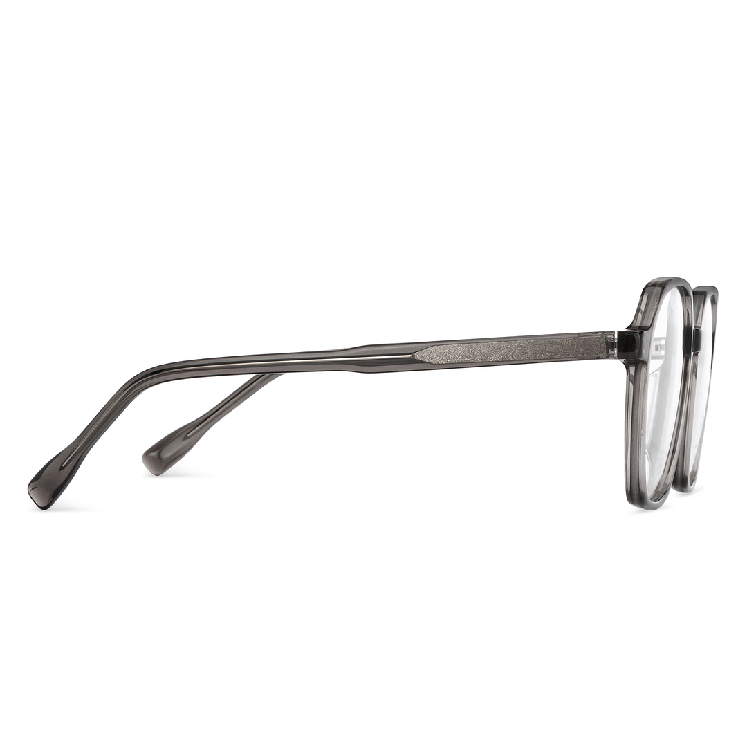 Vincent Chase Online Gray Transparent Full Rim Geometric left side