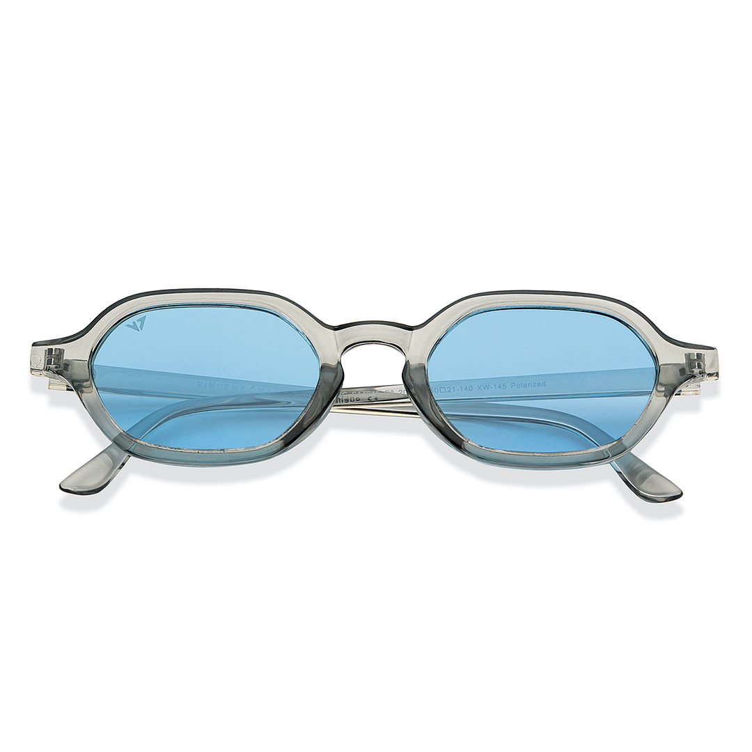 Vincent Chase Online Grey Full Rim Geometric left side