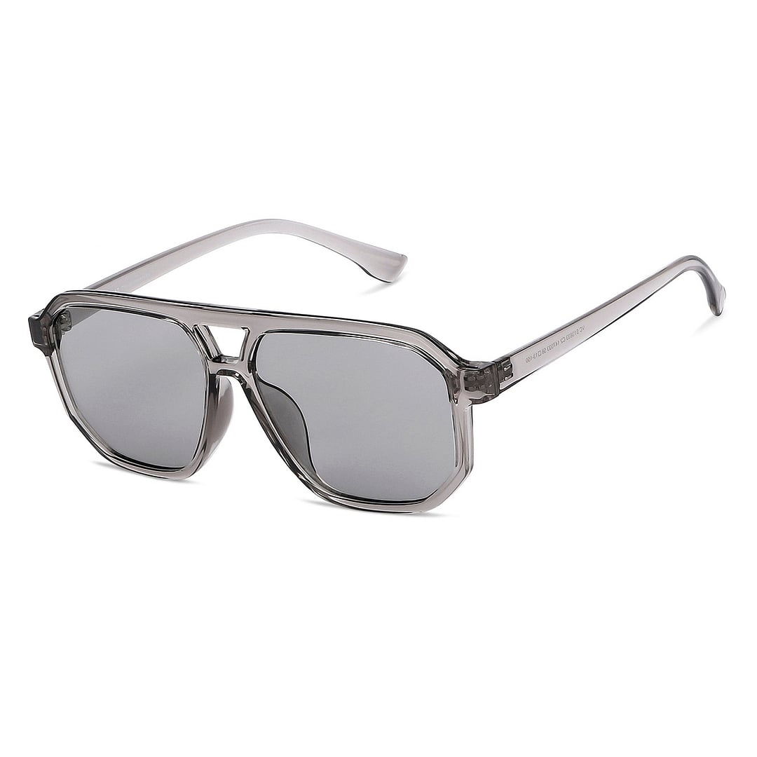 Vincent Chase Grey Full Rim Geometric left side