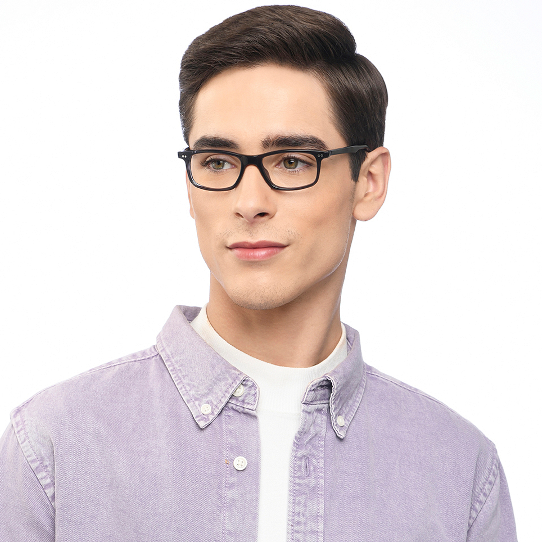 Vincent Chase Online Gray Transparent Full Rim Rectangle right side