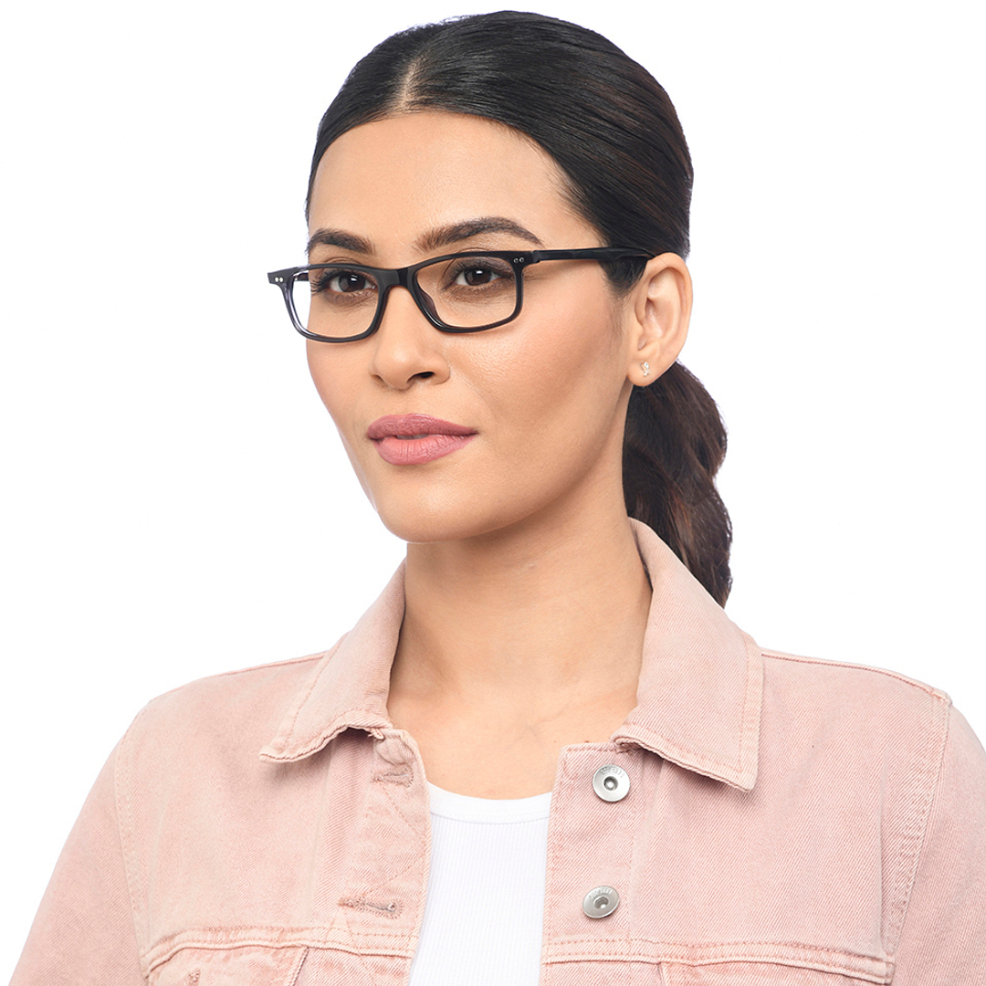 Vincent Chase Online Gray Transparent Full Rim Rectangle left side