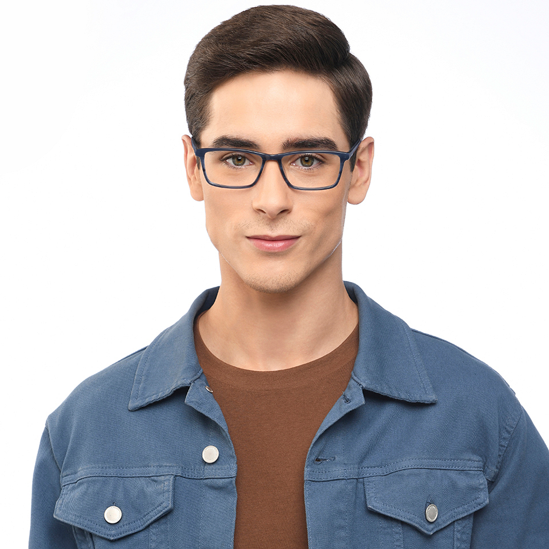 Vincent Chase Online Gray Transparent Full Rim Rectangle right side