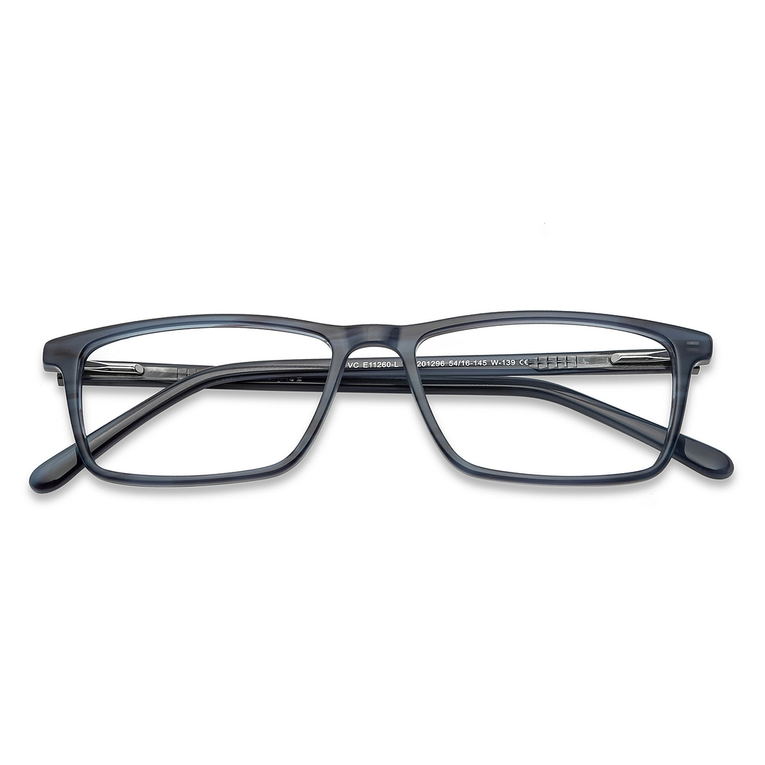 Vincent Chase Online Gray Transparent Full Rim Rectangle left side