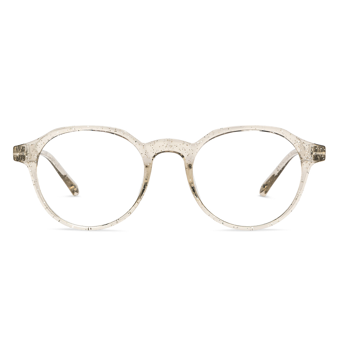 Vincent Chase Online Gray Transparent Full Rim Round left side