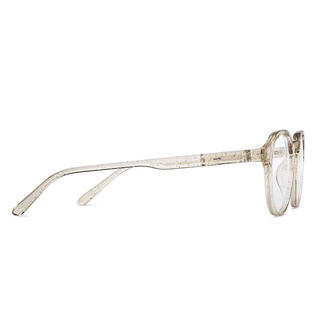 Vincent Chase Online Gray Transparent Full Rim Round left side